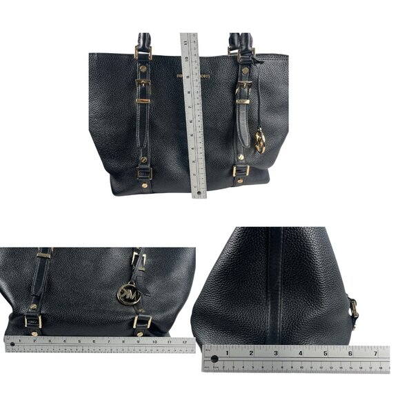 Michael Kors Bedford Legacy Large Black Leather Tote 30F9G06T3L Retails $425 - Picture 9 of 16